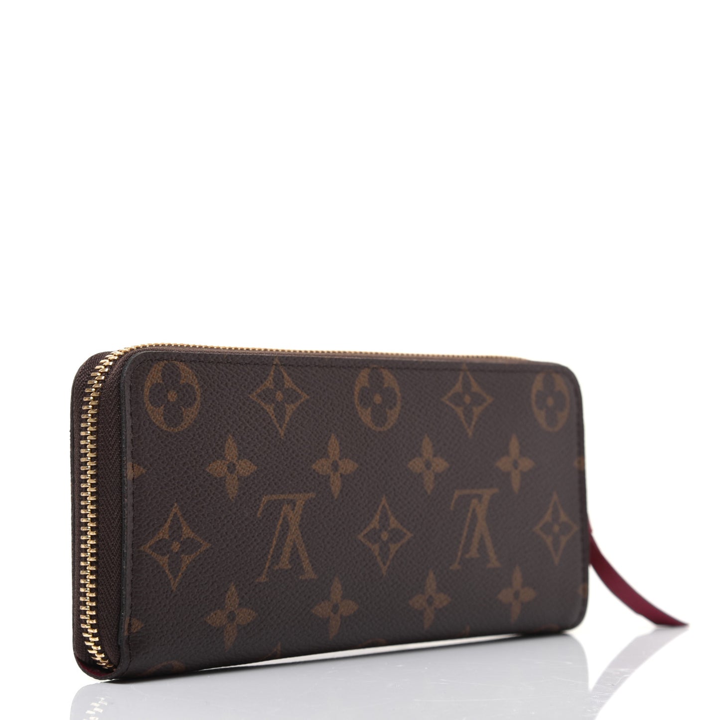 Monogram Clemence Wallet Fuchsia