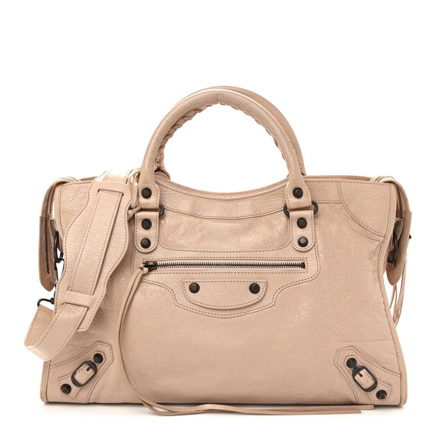 Balenciaga Agneau Classic Hardware City Rose Aubepine Rose Light