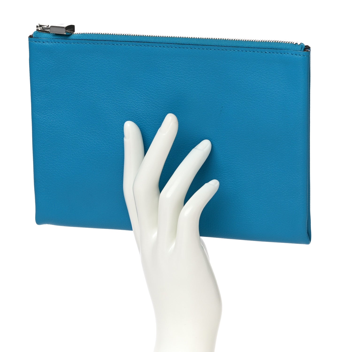 Hermes Evercolor Atout Pouch Bleu Frida 2 of 10