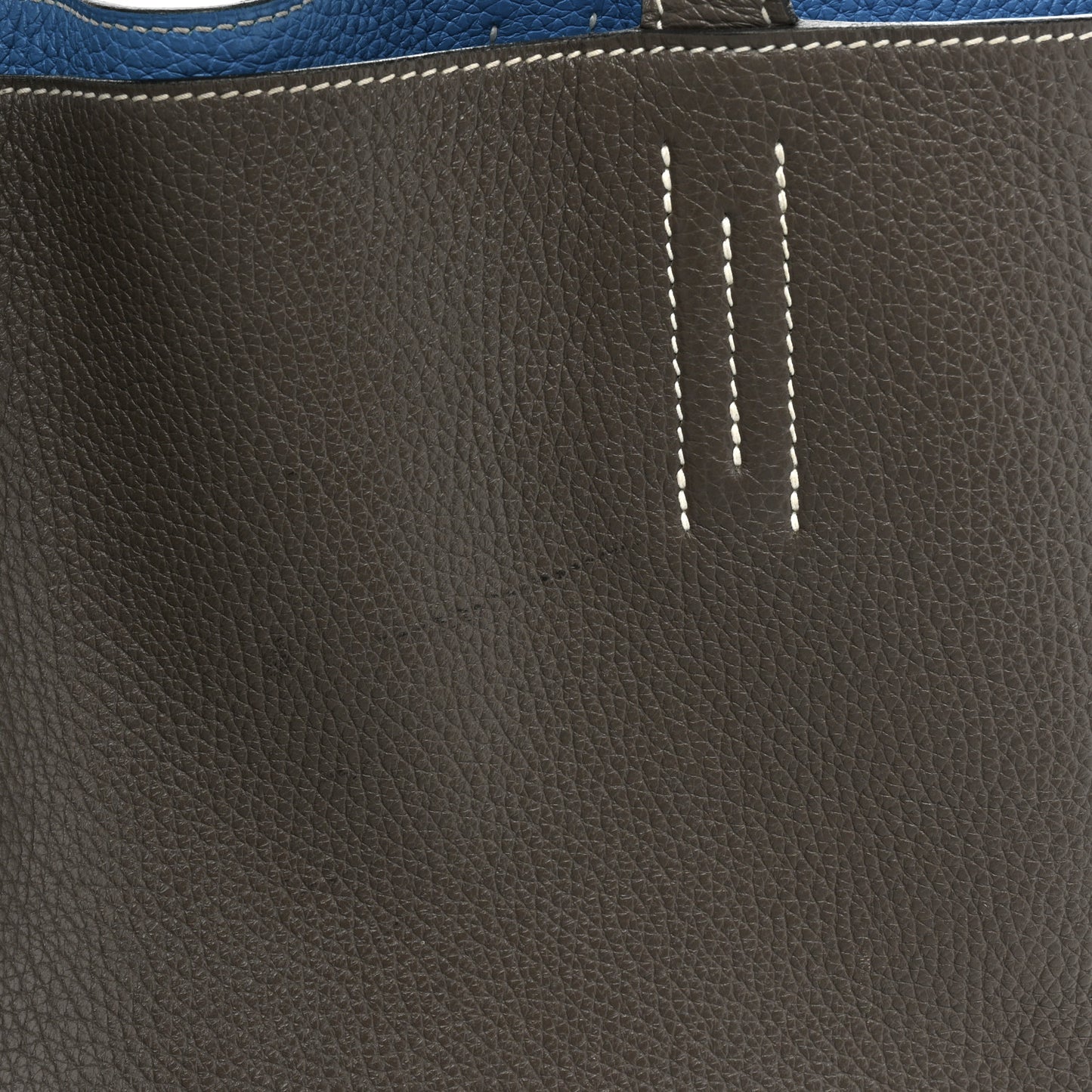 Taurillon Clemence Double Sens 45 Reversible Mykonos Etain Mykonos Etain