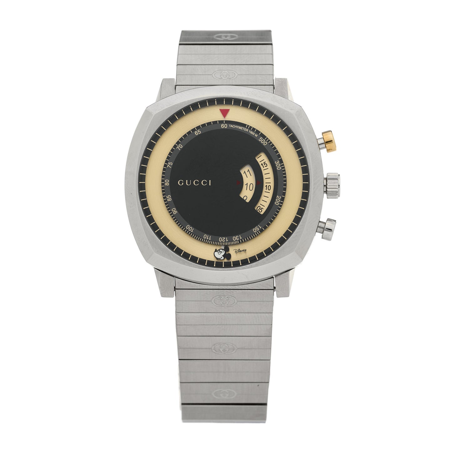 Stainless Steel 40mm Grip Quartz Watch Black