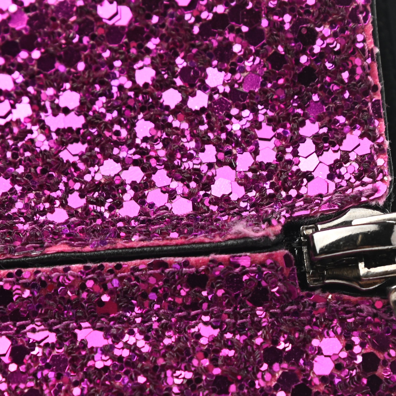 Saint Laurent Glitter Lou 95 Zip Bootie 38.5 Pink 11 of 12
