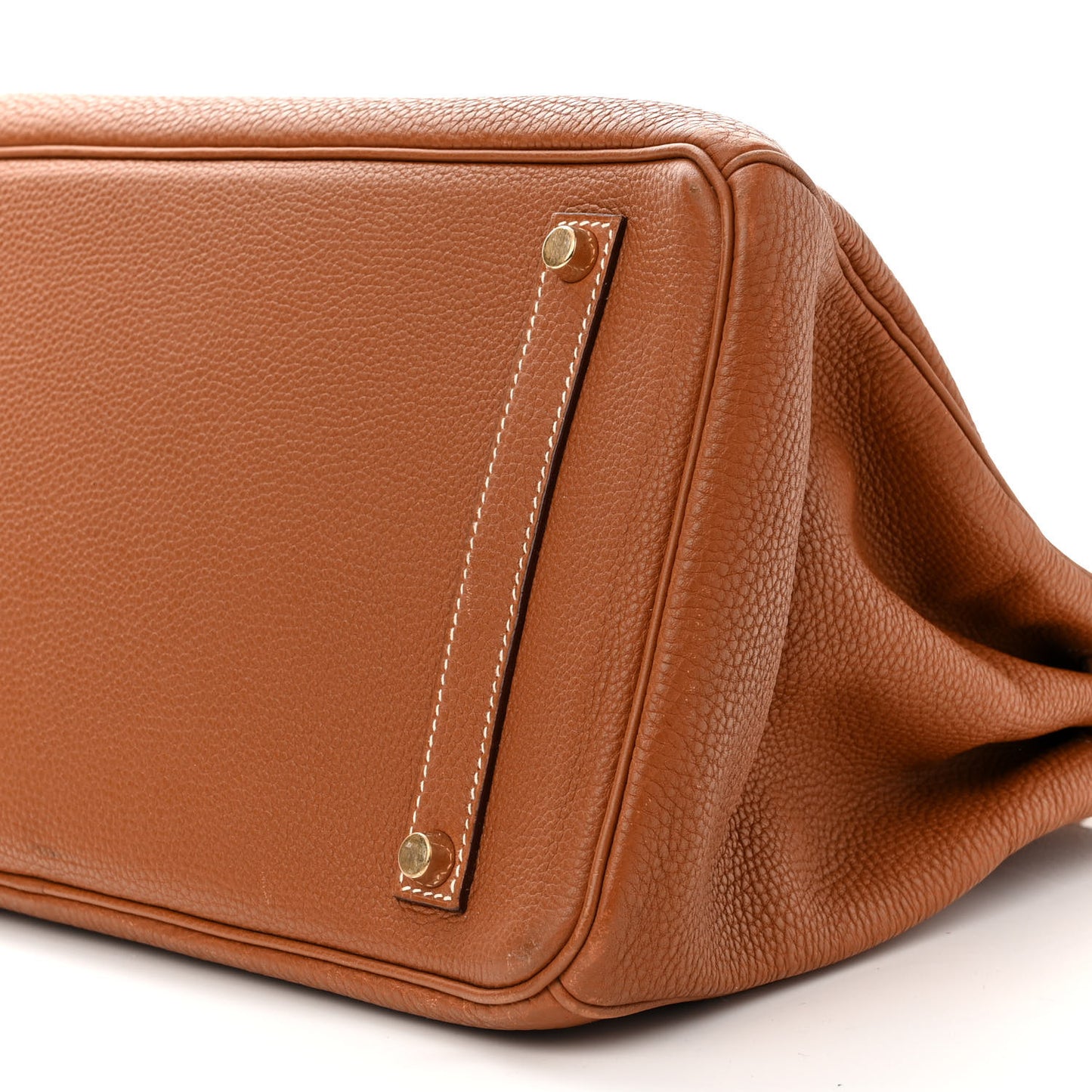 Taurillon Clemence Birkin 35 Gold