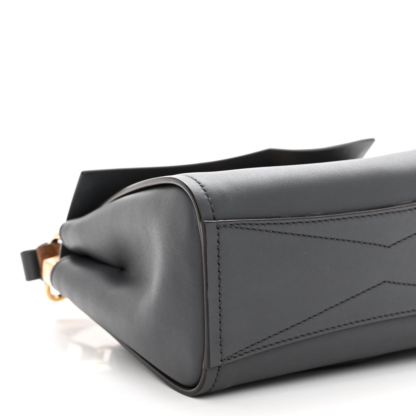 Calfskin Mini Mystic Shoulder Bag Storm Grey