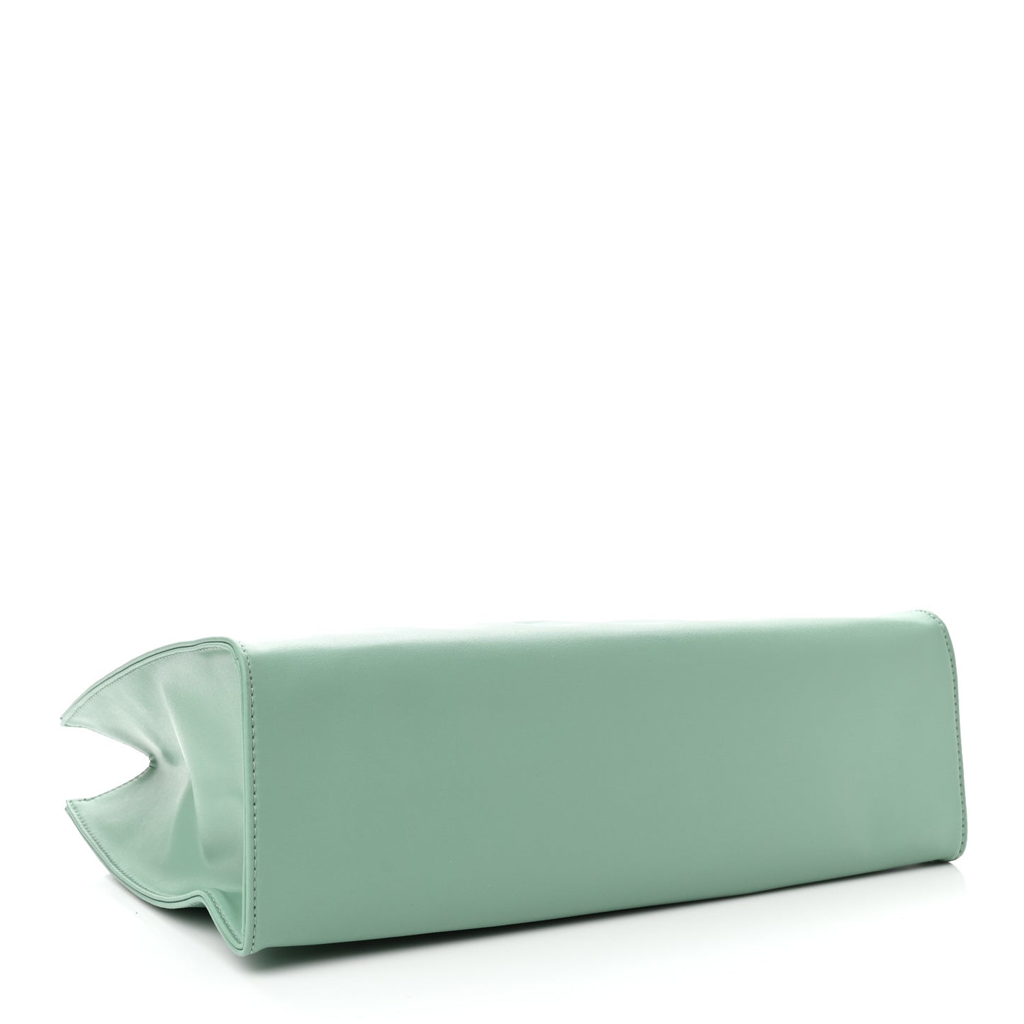 Vegan Leather Medium Shopping Bag Sage
