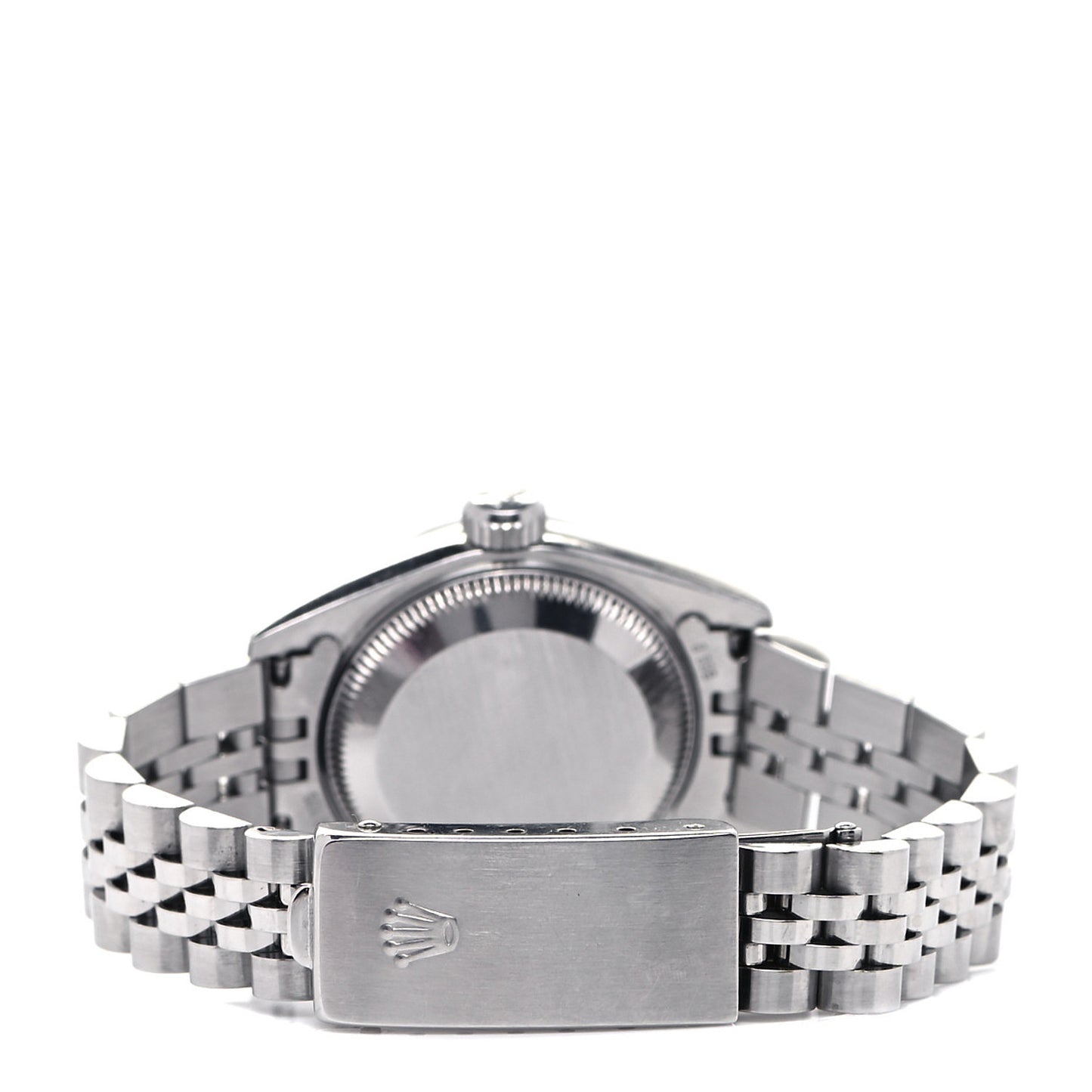 Stainless Steel 18K White Gold 26mm Oyster Perpetual Datejust Watch Blue Roman 69174
