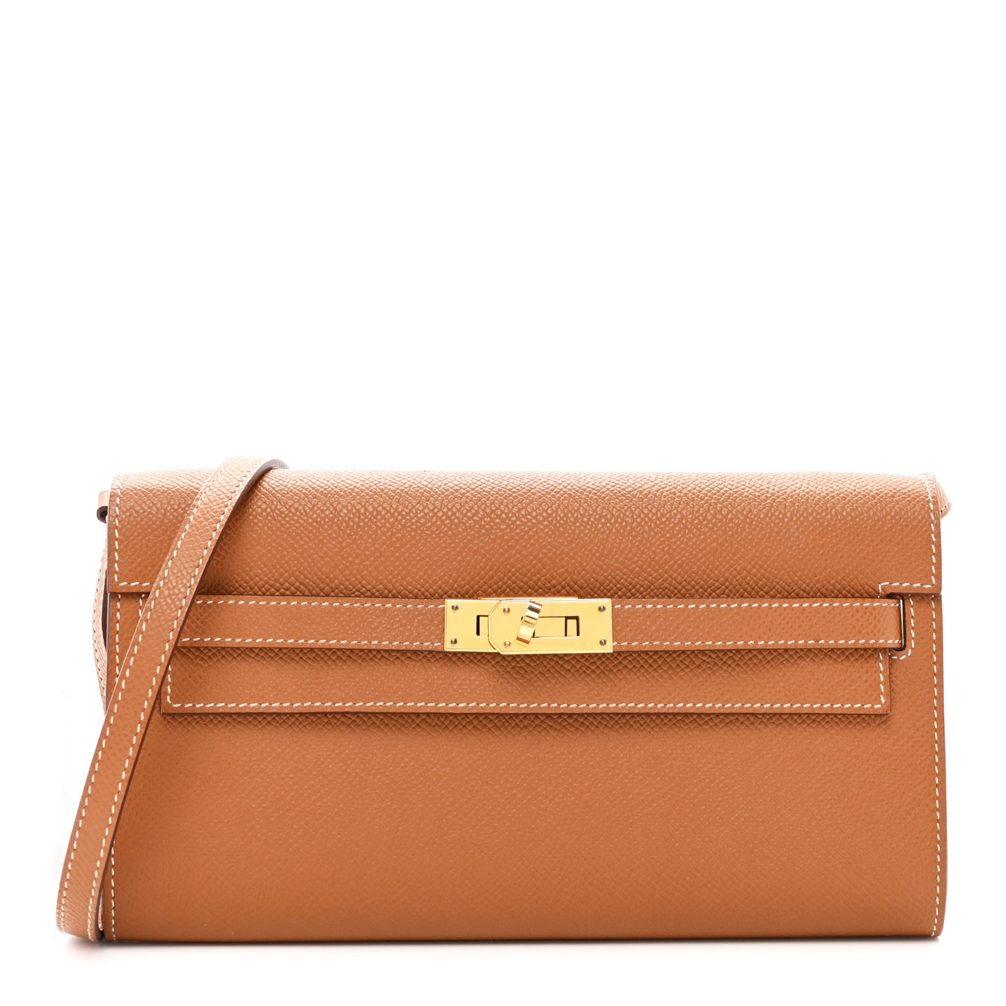 Epsom Kelly Wallet To Go Gold