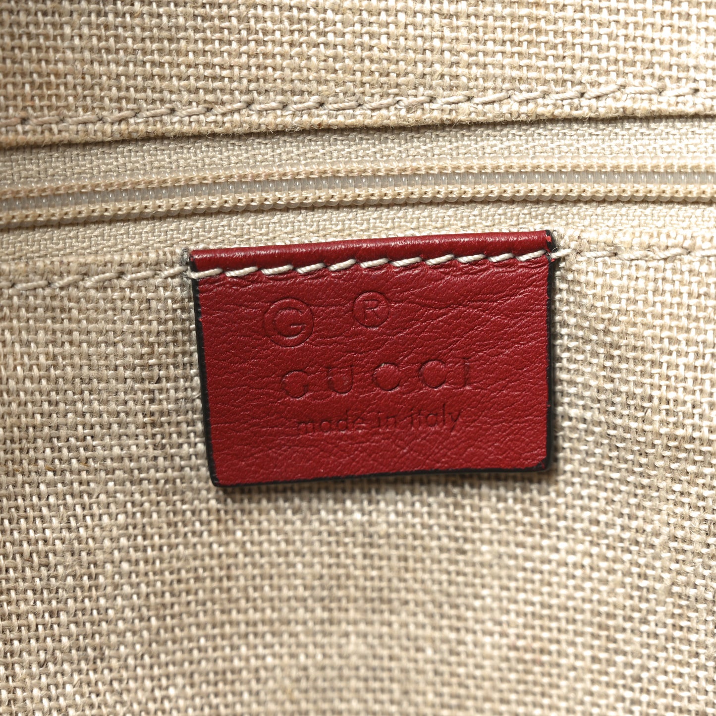 Soft Microguccissima Dome Satchel Red