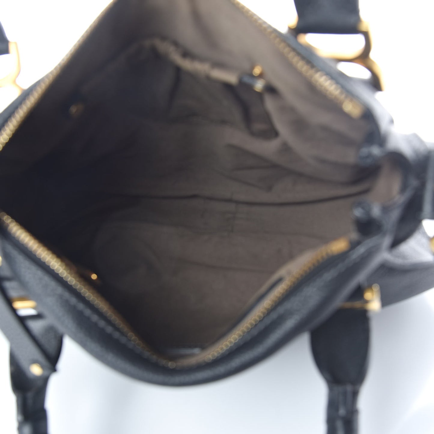 Calfskin Medium Marcie Satchel Black
