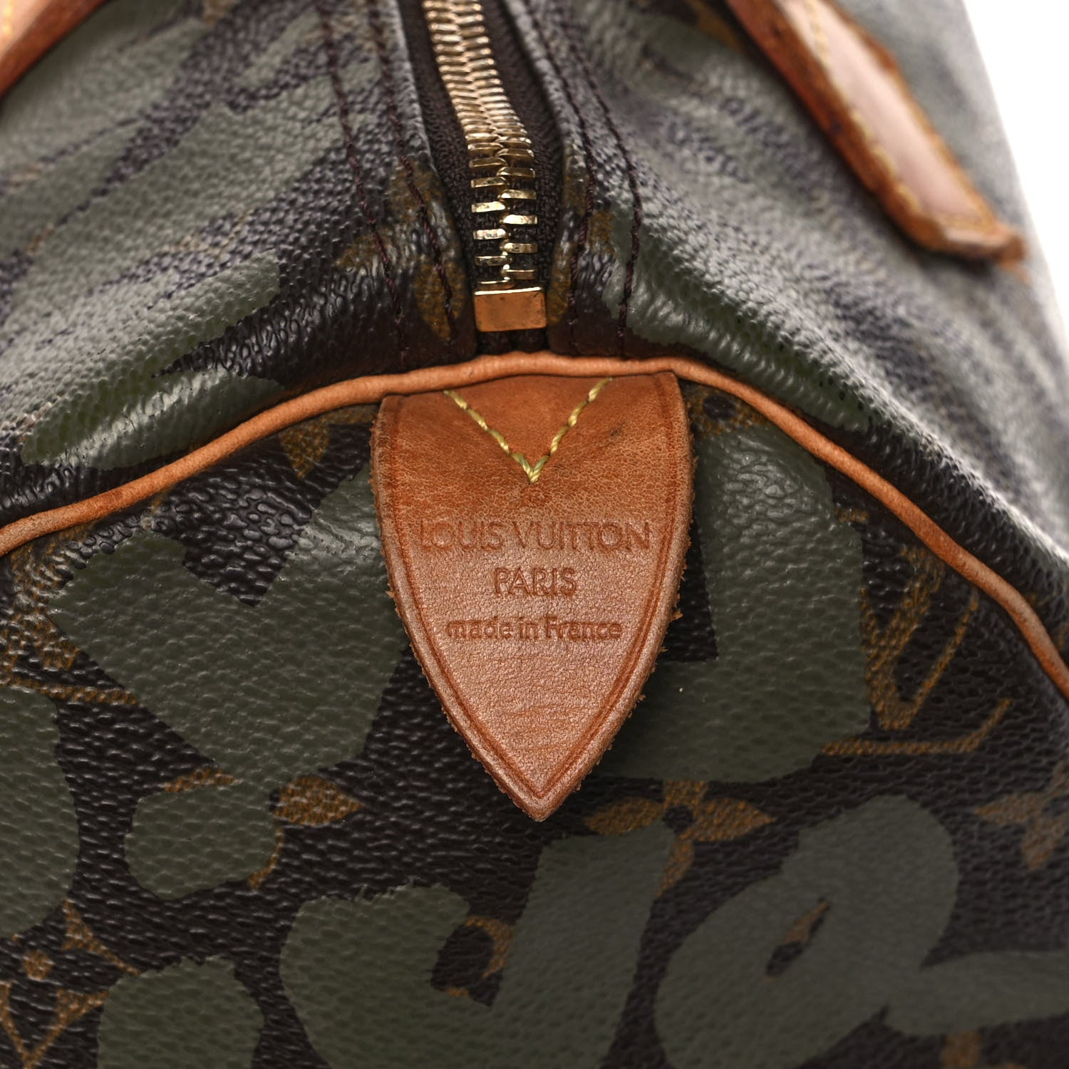 Louis Vuitton Monogram Graffiti Speedy 30 Kaki 13 of 23