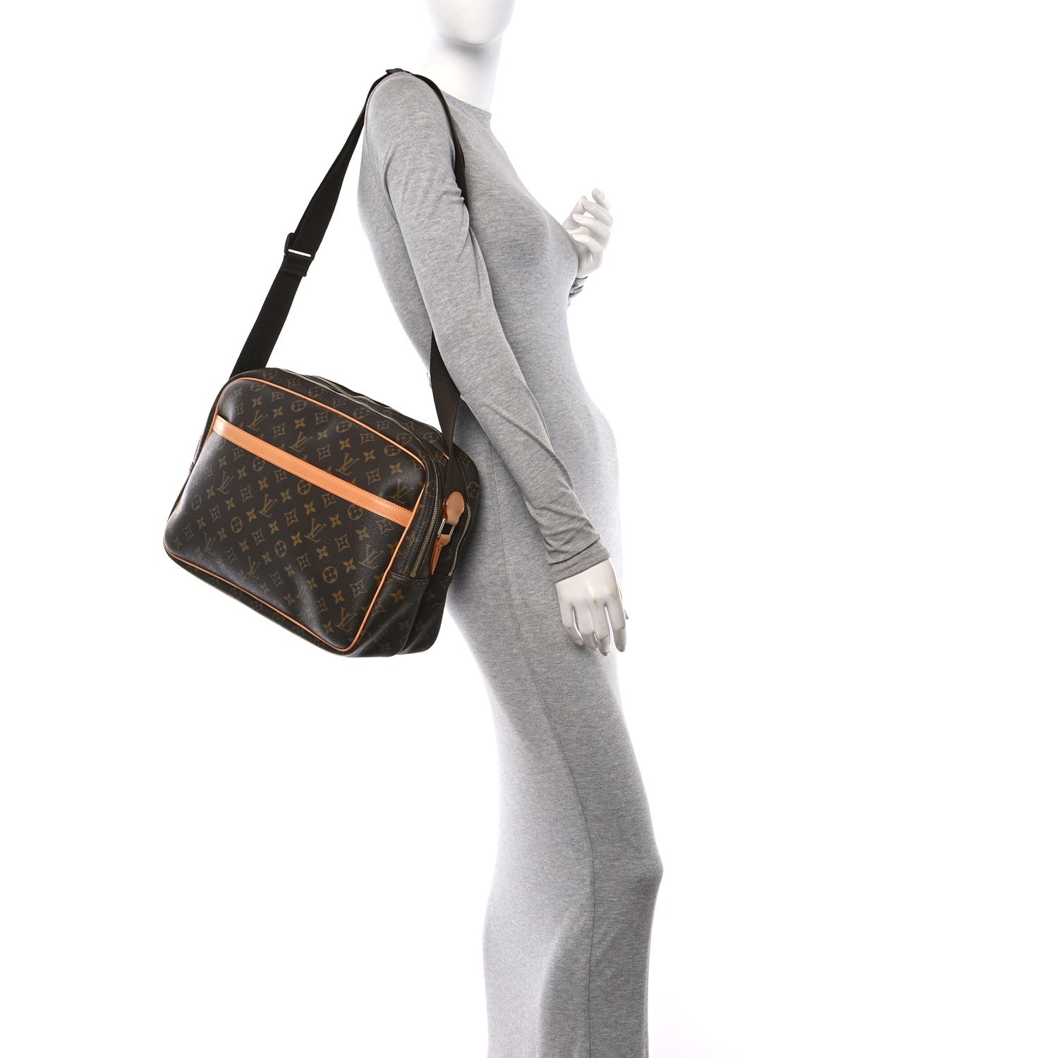 Louis Vuitton Monogram Reporter GM 2 of 12