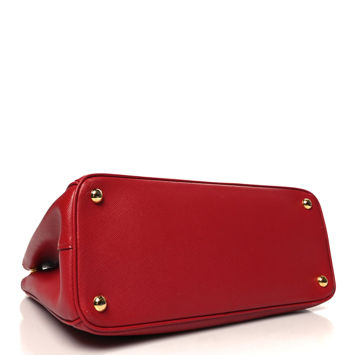 Saffiano Lux Large Galleria Double Zip Tote Fuoco