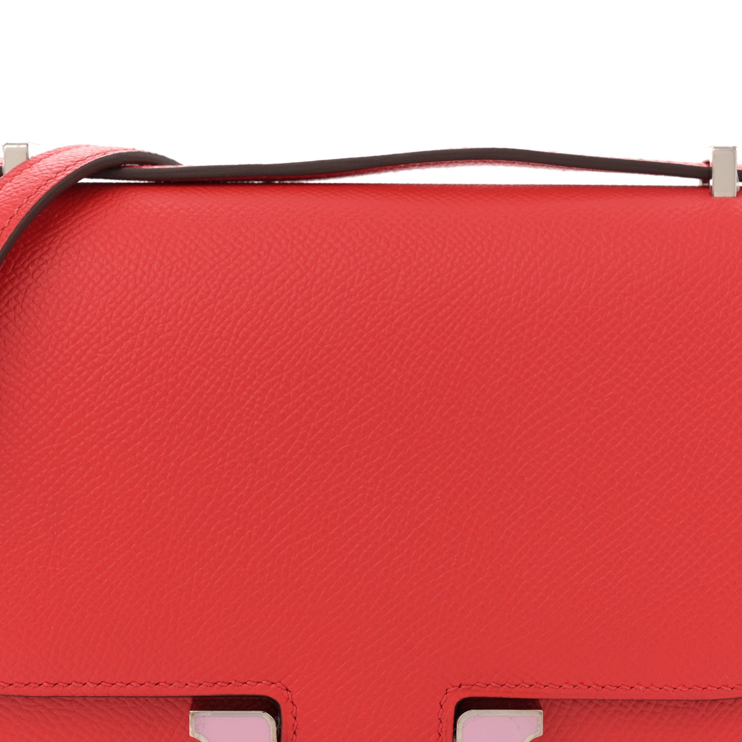 Hermes Epsom Enamel Constance 18 Rouge de Coeur Mauve Sylvestre 8 of 11