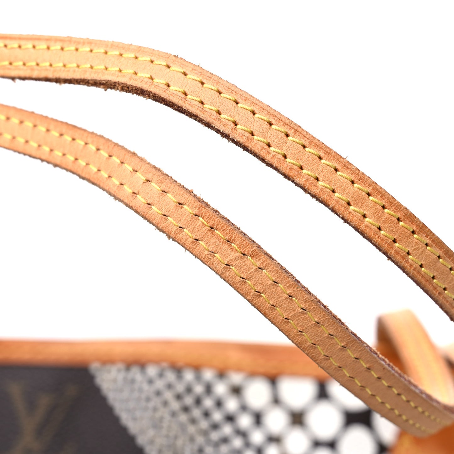 Monogram Kusama Waves Neverfull MM White