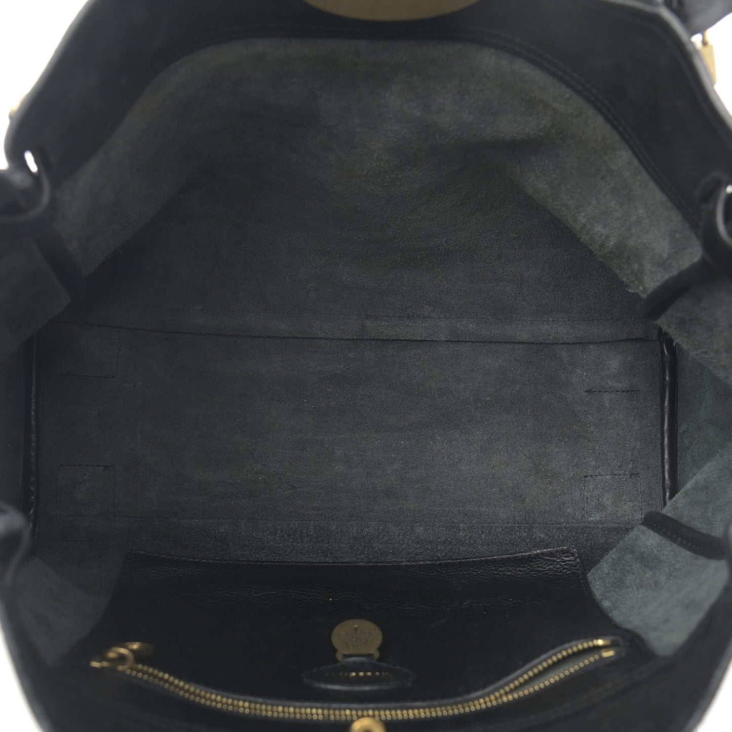 Natural Leather Bayswater Tote Black