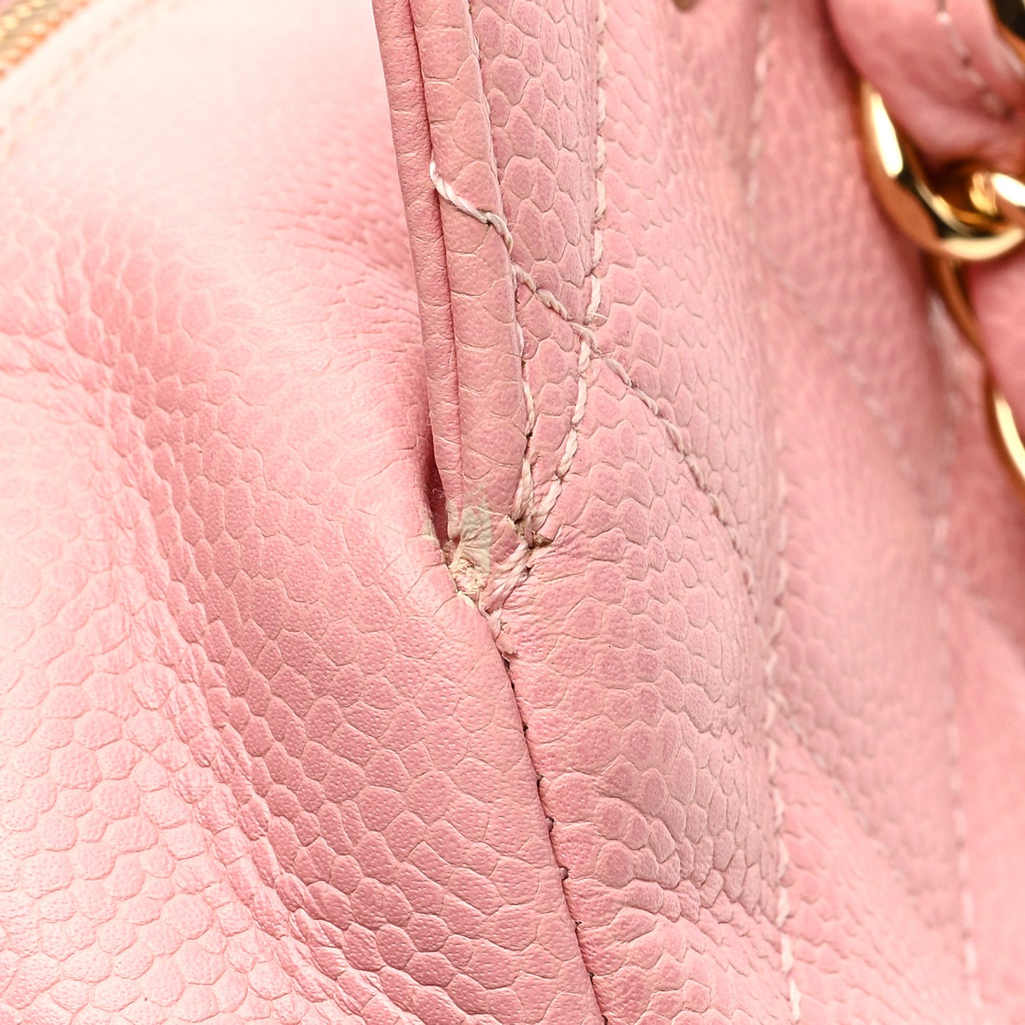 Caviar Quilted Petit Timeless Shopping Tote PTT Pink