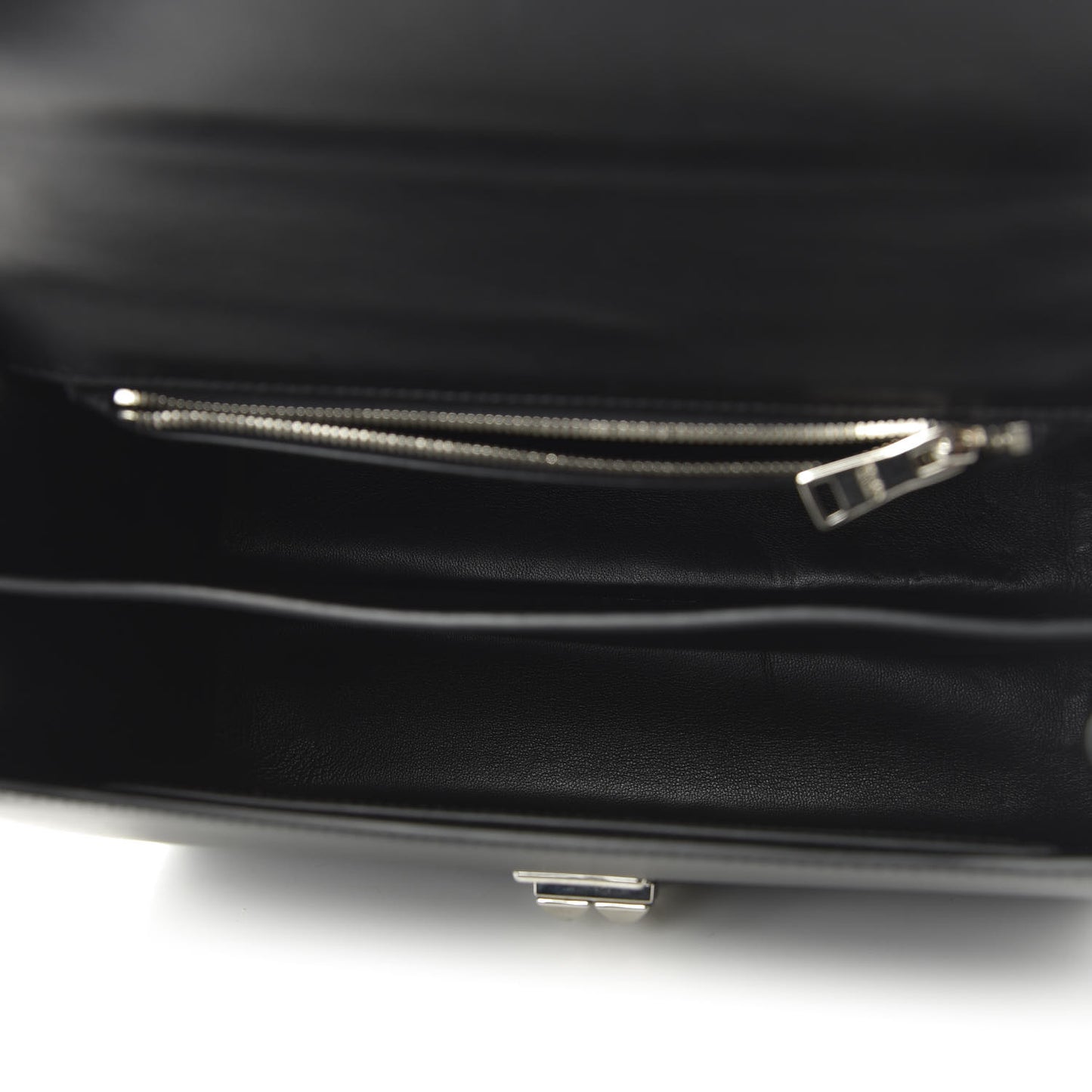 Saffiano City Calfskin Studded Elektra Shoulder Bag Black Fuoco