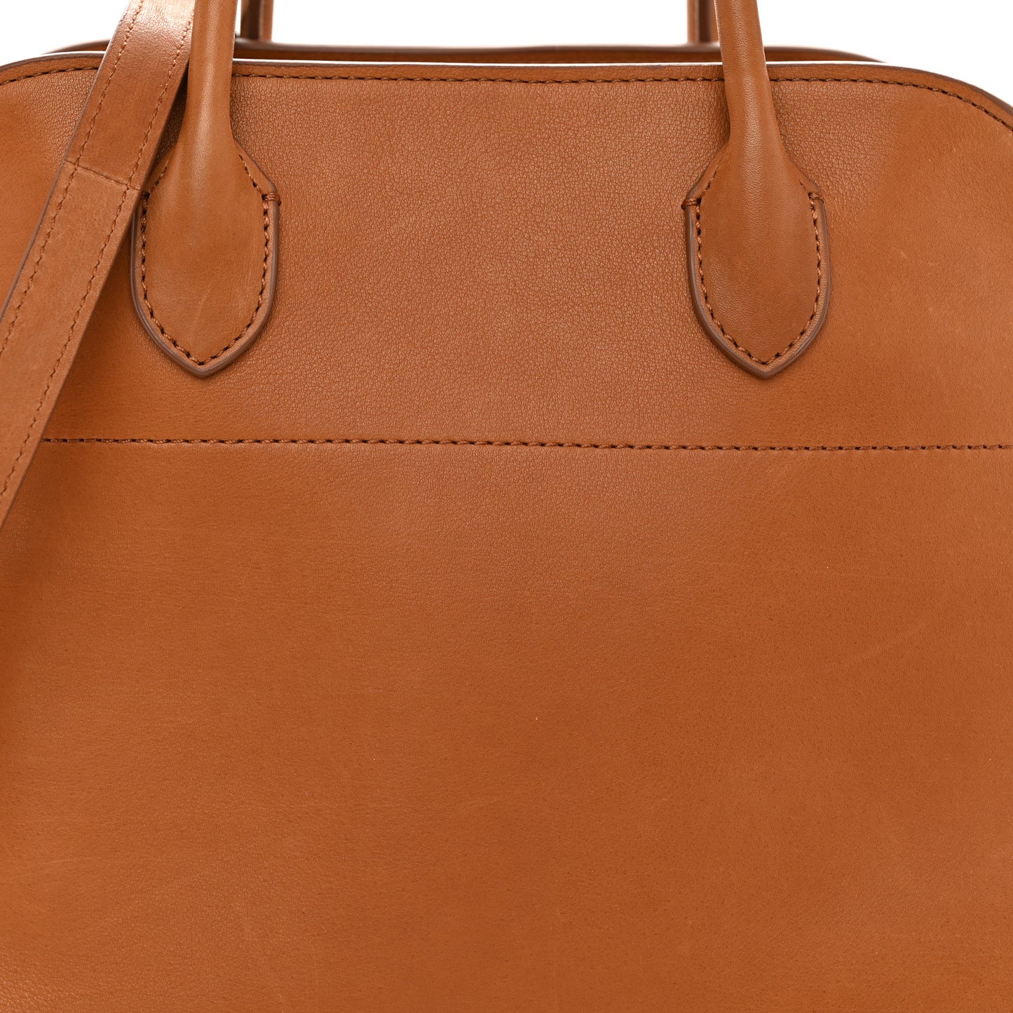 Polished Saddle Calfskin Soft Margaux 12 Cuir