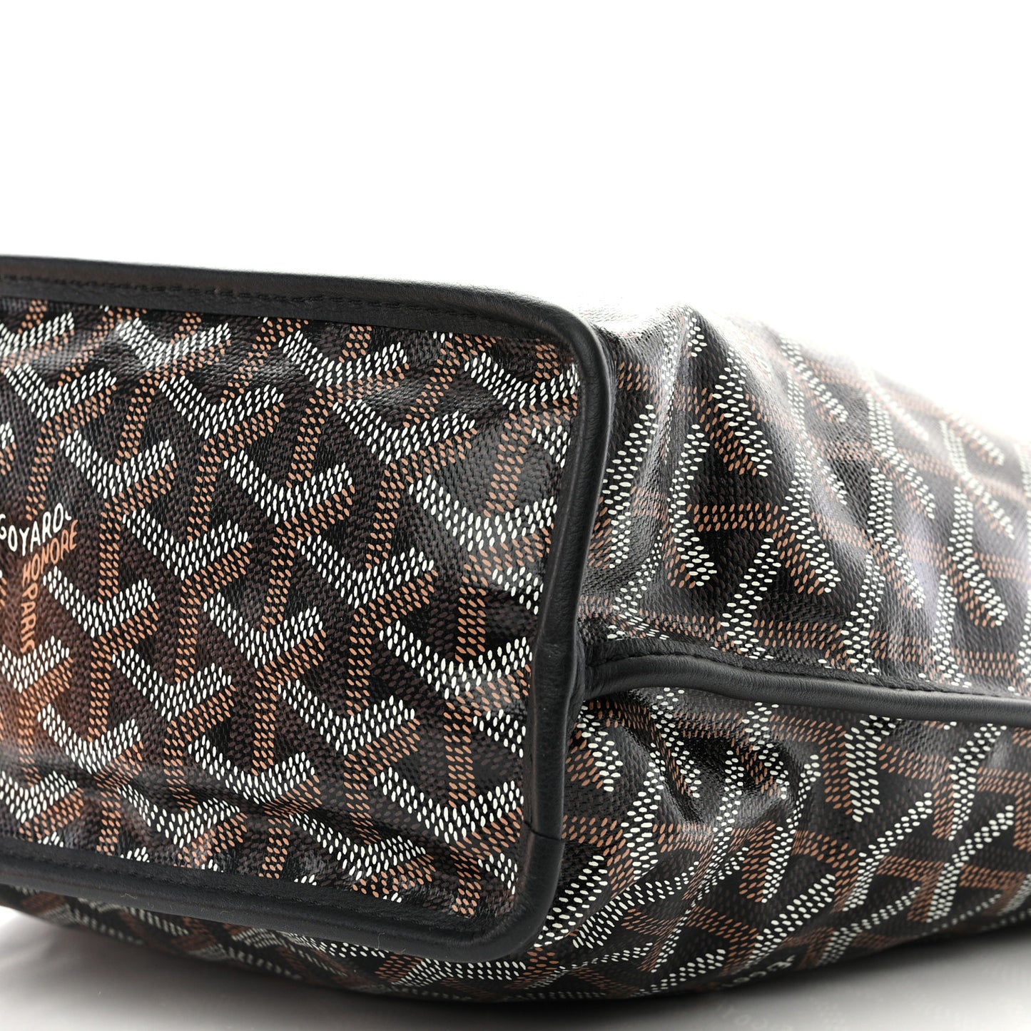 Goyardine Reversible Mini Anjou Black