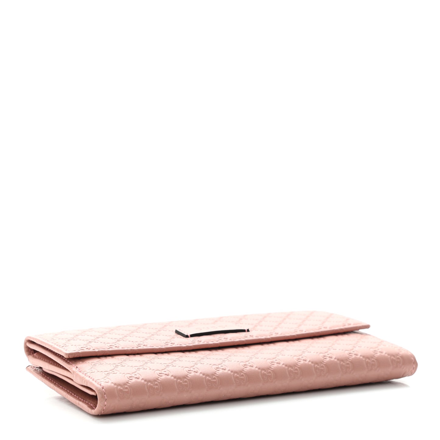 Microguccissima Continental Flap Wallet Soft Pink