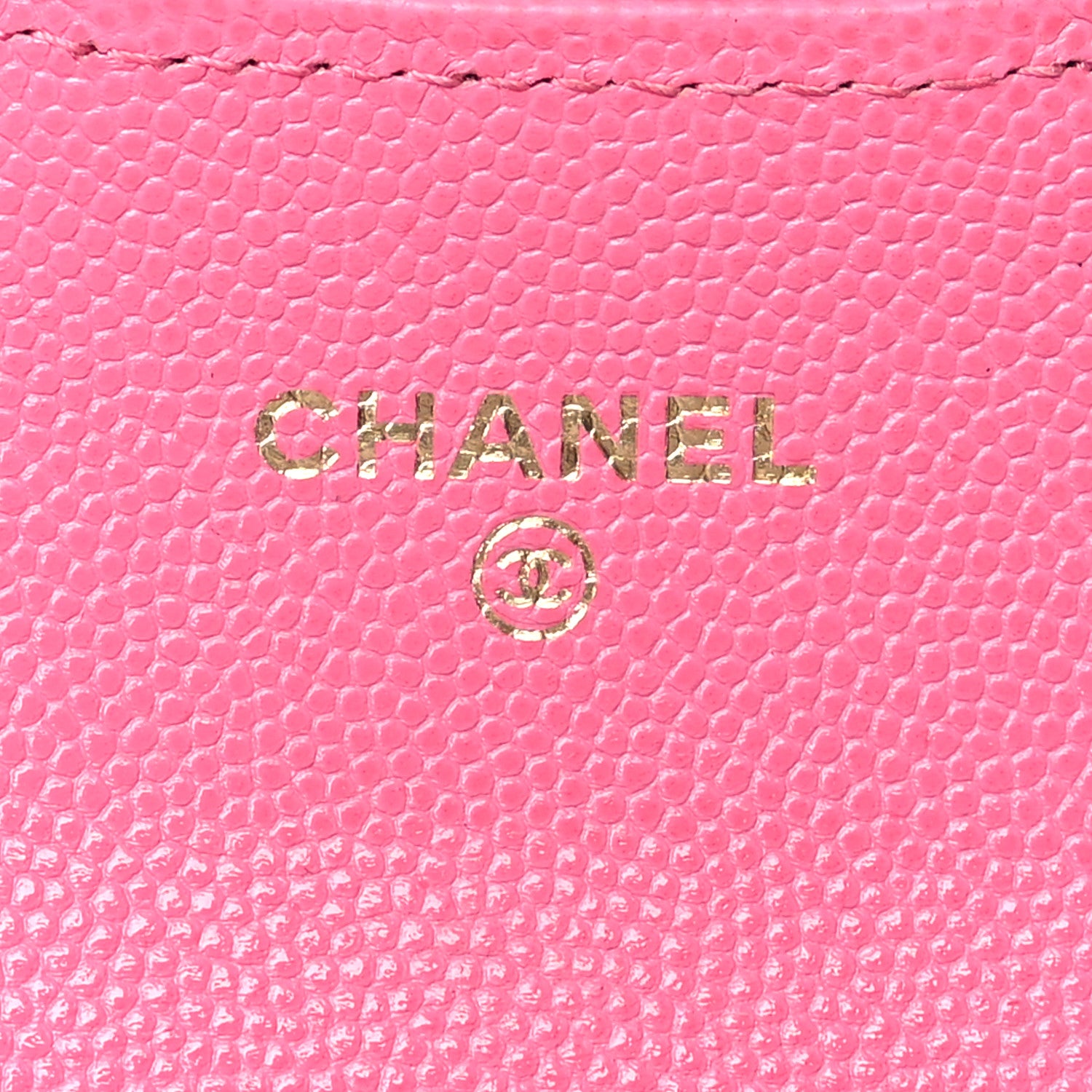 Chanel Caviar Quilted Flap Card Holder Wallet Pink 6 of 15