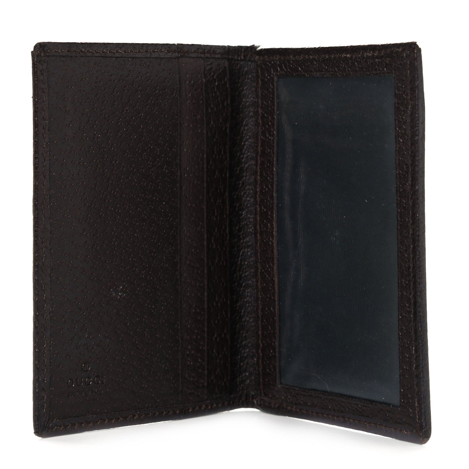 Gucci GG Monogram Bi-Fold Wallet Dark Brown 6 of 8