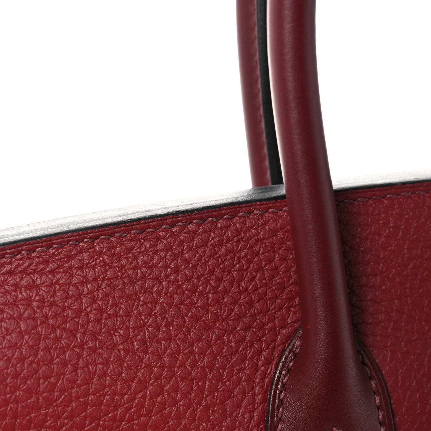Taurillon Clemence Sombrero Birkin 30 Rouge H