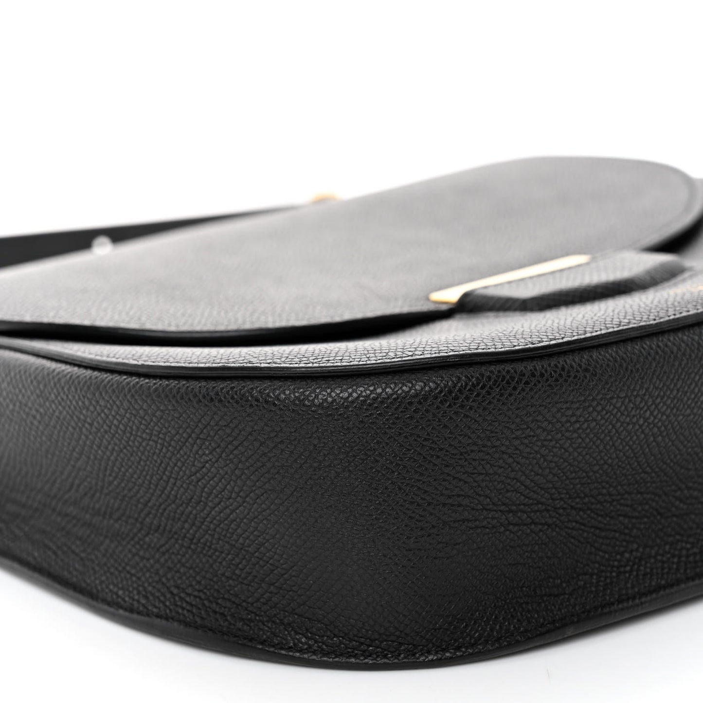 Grained Calfskin Small Trotteur Black