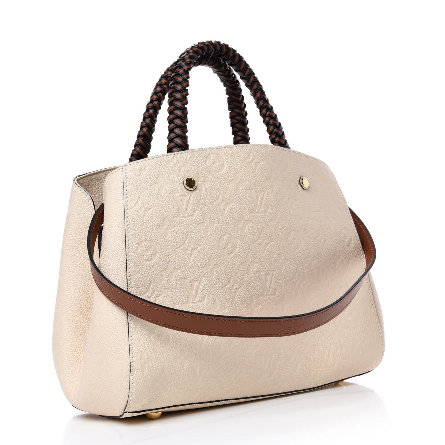 Empreinte Braided Montaigne MM Creme Beige Caramel