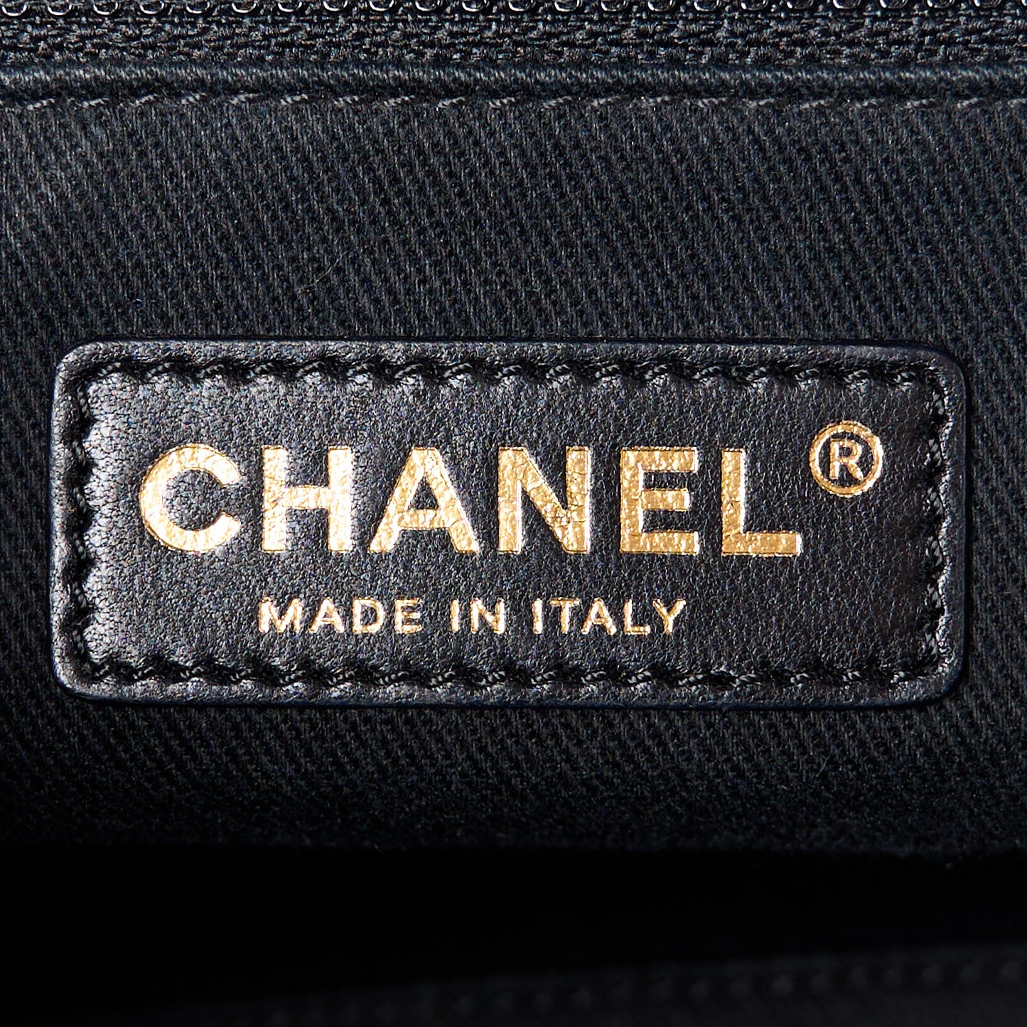 Caviar Quilted CC Bowler Black