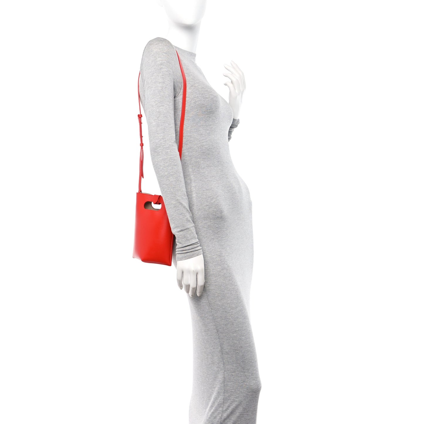 Calfskin Small Folded Bag Red