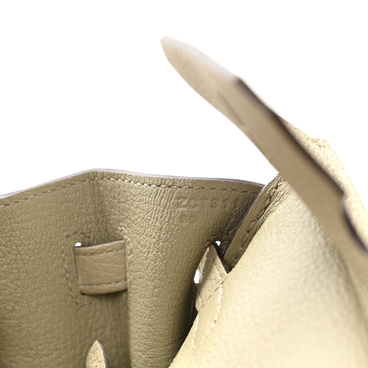 Hermes Togo Birkin 25 Sauge 6 of 10