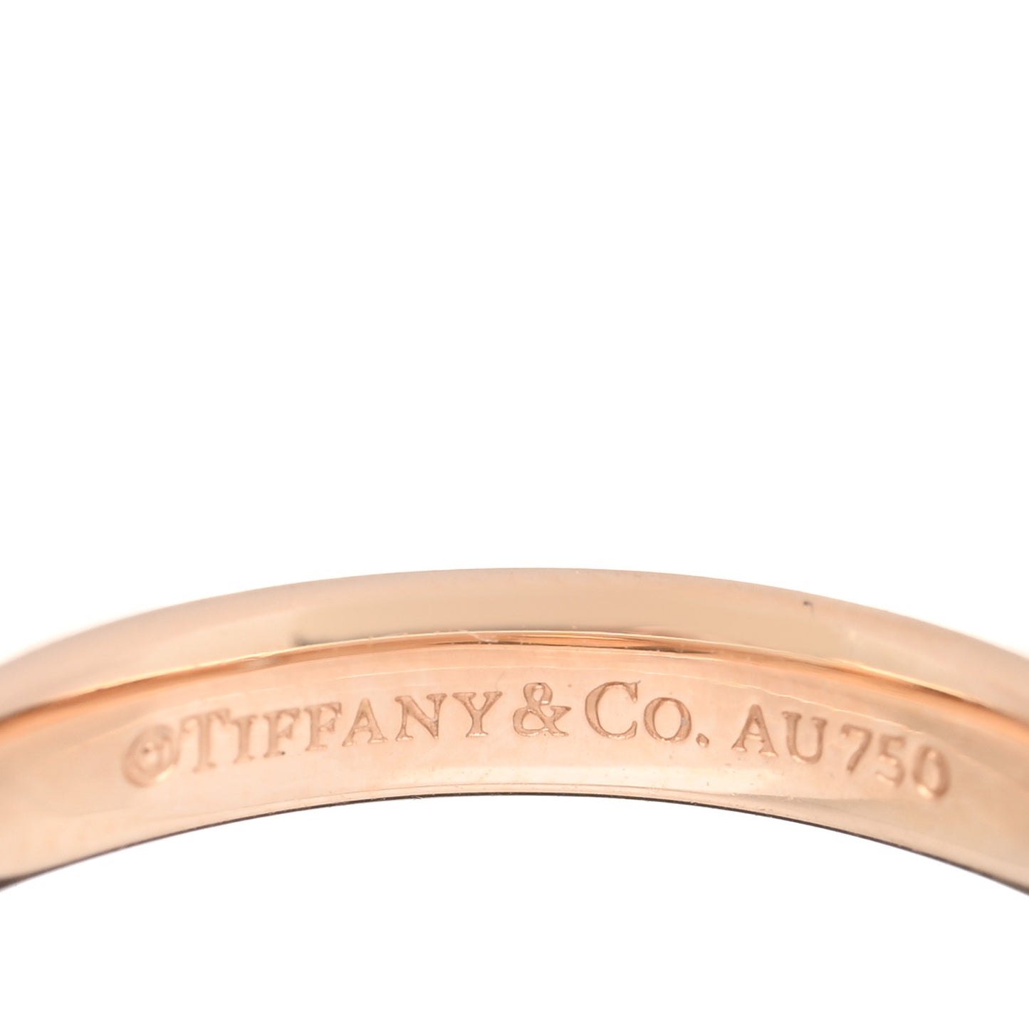 18K Rose Gold Diamond Charles Setting Satin Finish Ring 47 4