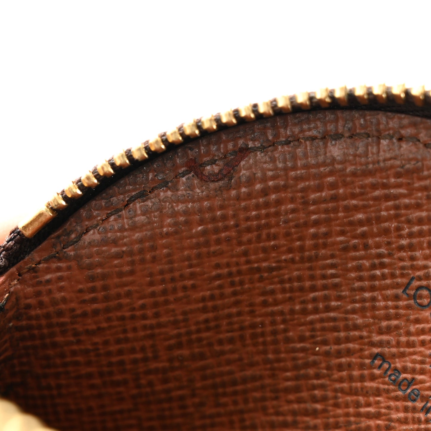 Monogram Round Coin Purse
