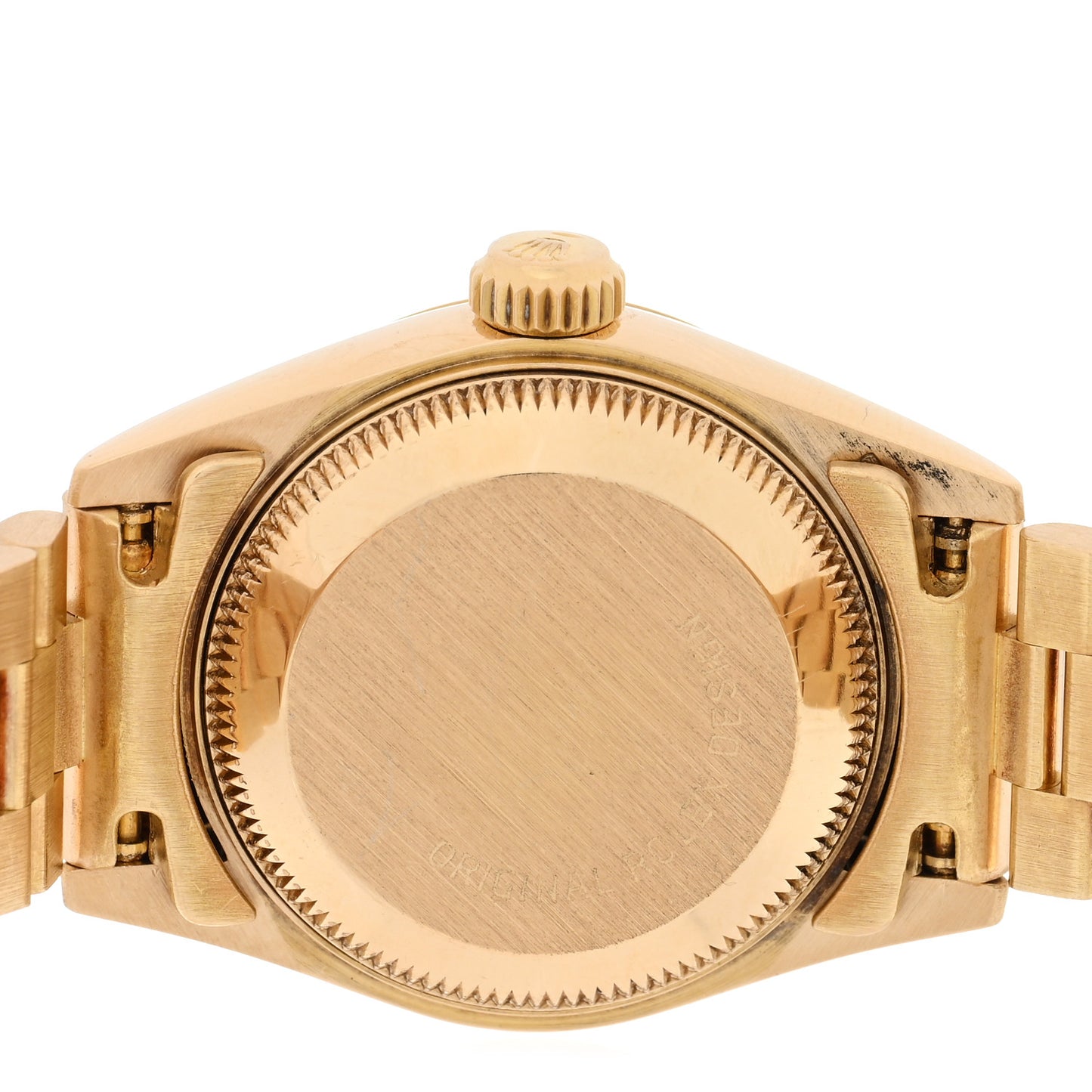 18K Yellow Gold Diamond 26mm Datejust President Watch Champagne 69178