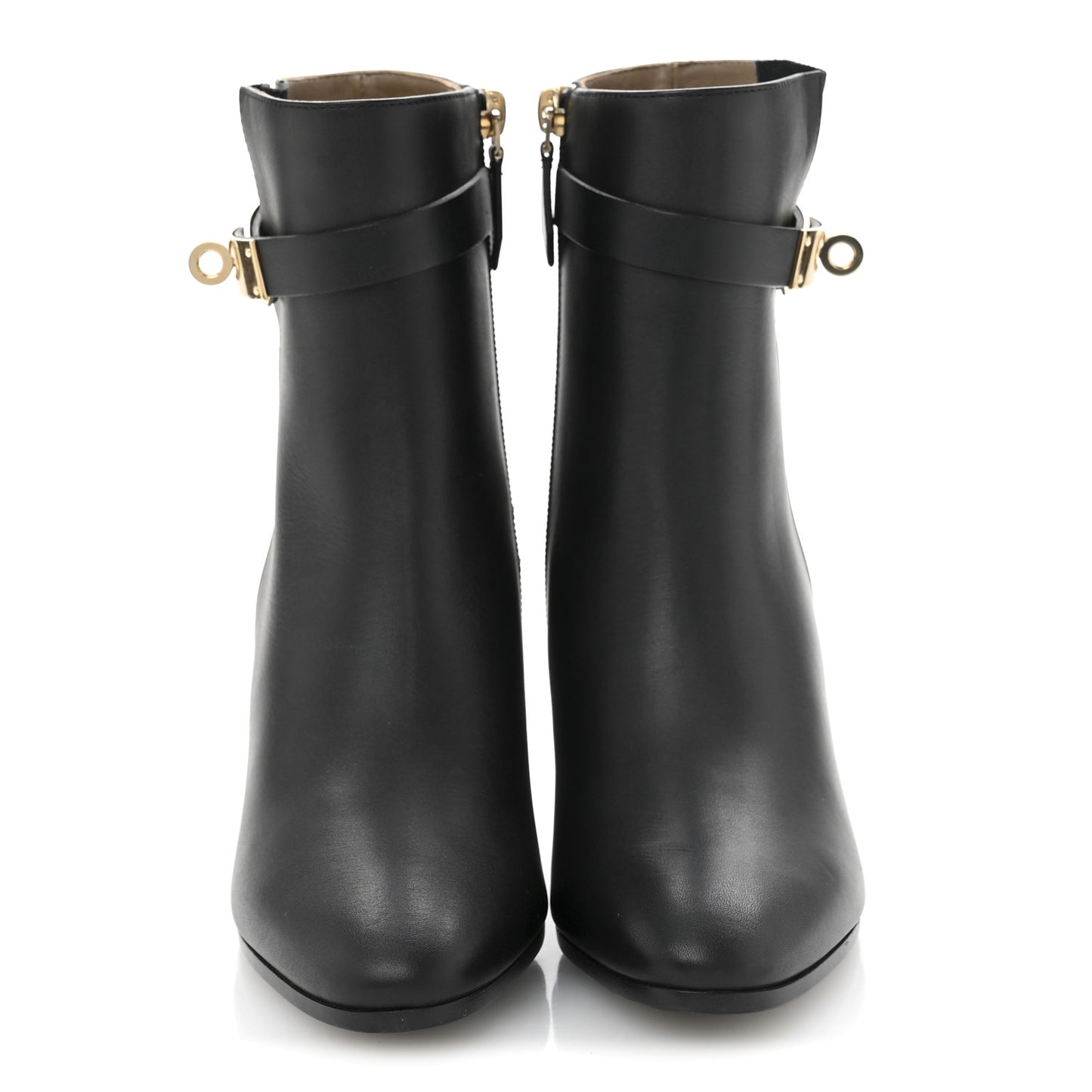 Calfskin Saint Germain Ankle Boots 35 Black