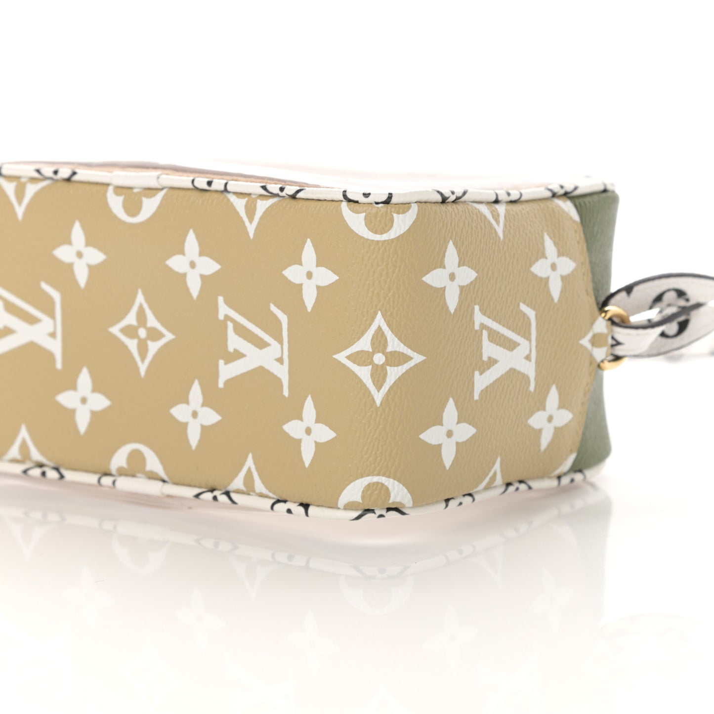 Monogram Giant Beach Pouch Kaki