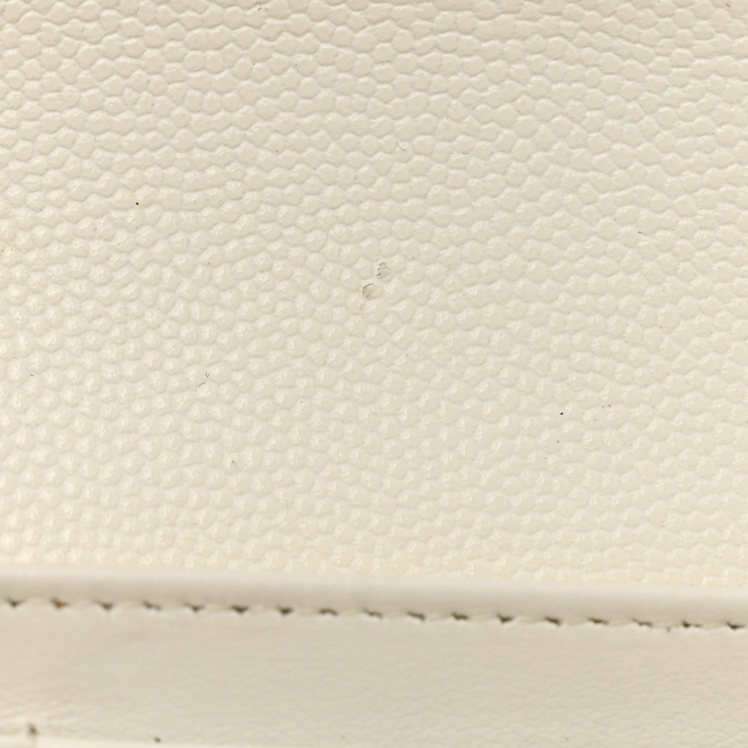 Chanel Caviar Quilted Large Gusset Flap Wallet White 12 of 13