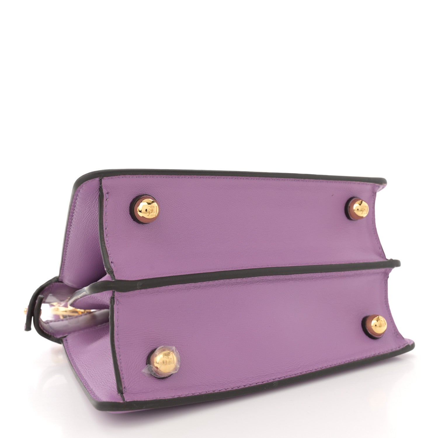 Fendi Shiny Nappa Petite Peekaboo I SEE U Satchel Agapanto 4 of 12