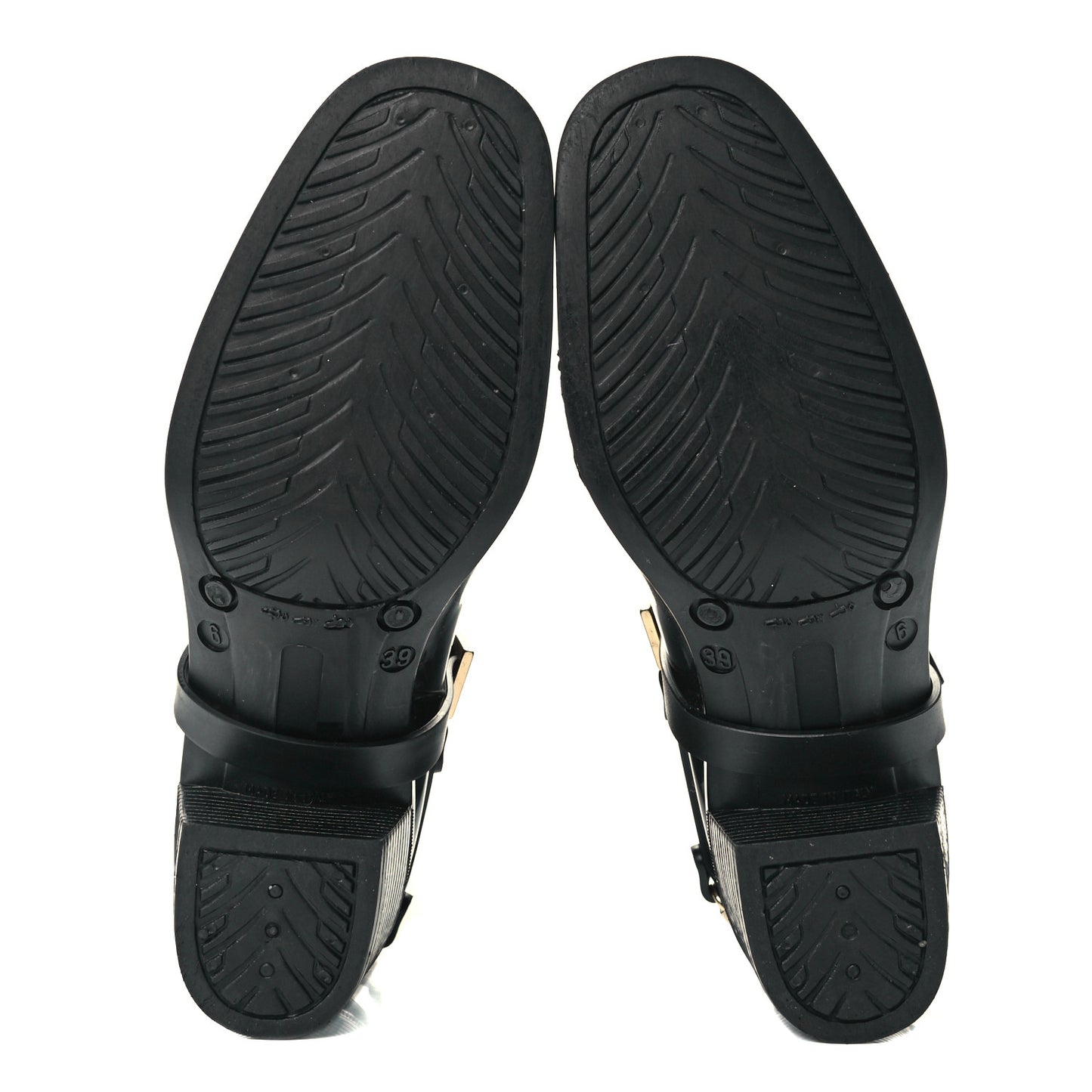 PVC Rubber Cheshire Rain Boots 39 Black