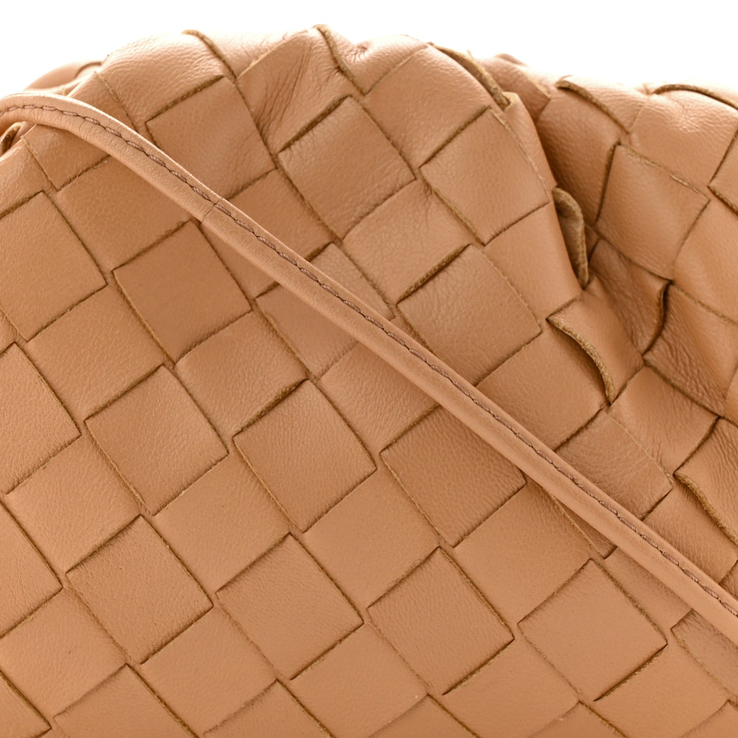 Nappa Intrecciato The Mini Pouch Almond