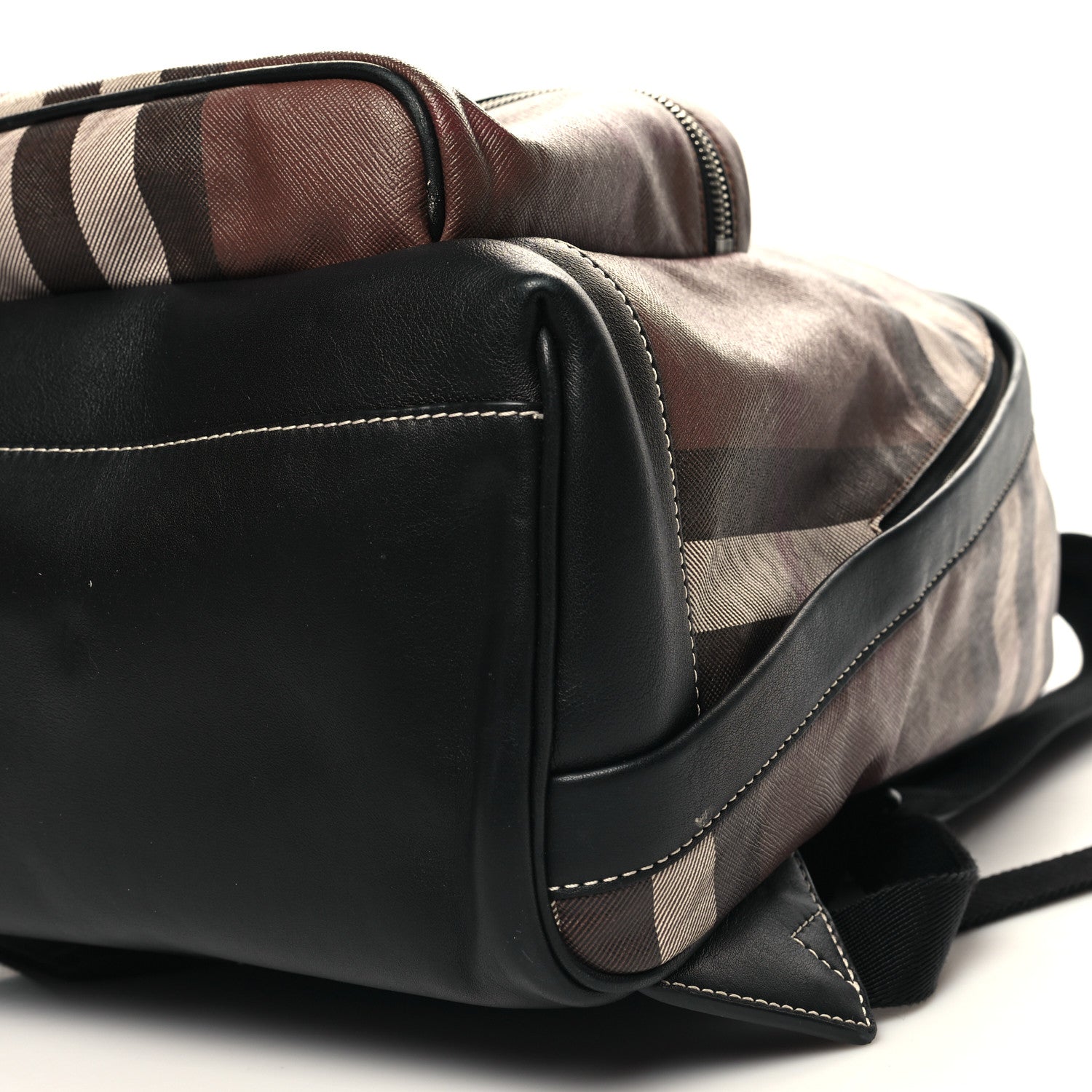 Burberry E-Canvas Check Jett Backpack Dark Birch Brown 10 of 13