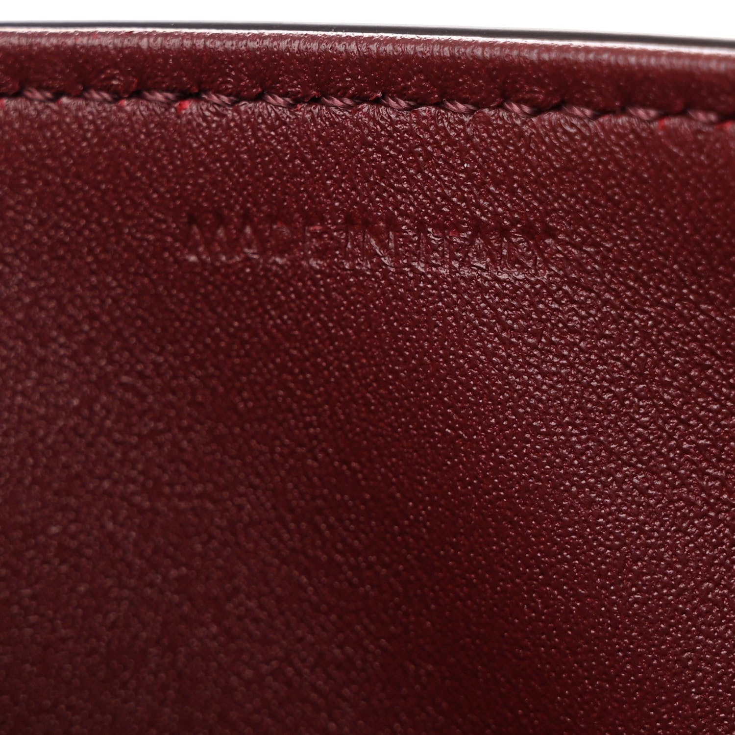 Celine Shiny Calfskin Teen Triomphe Light Burgundy 8 of 15