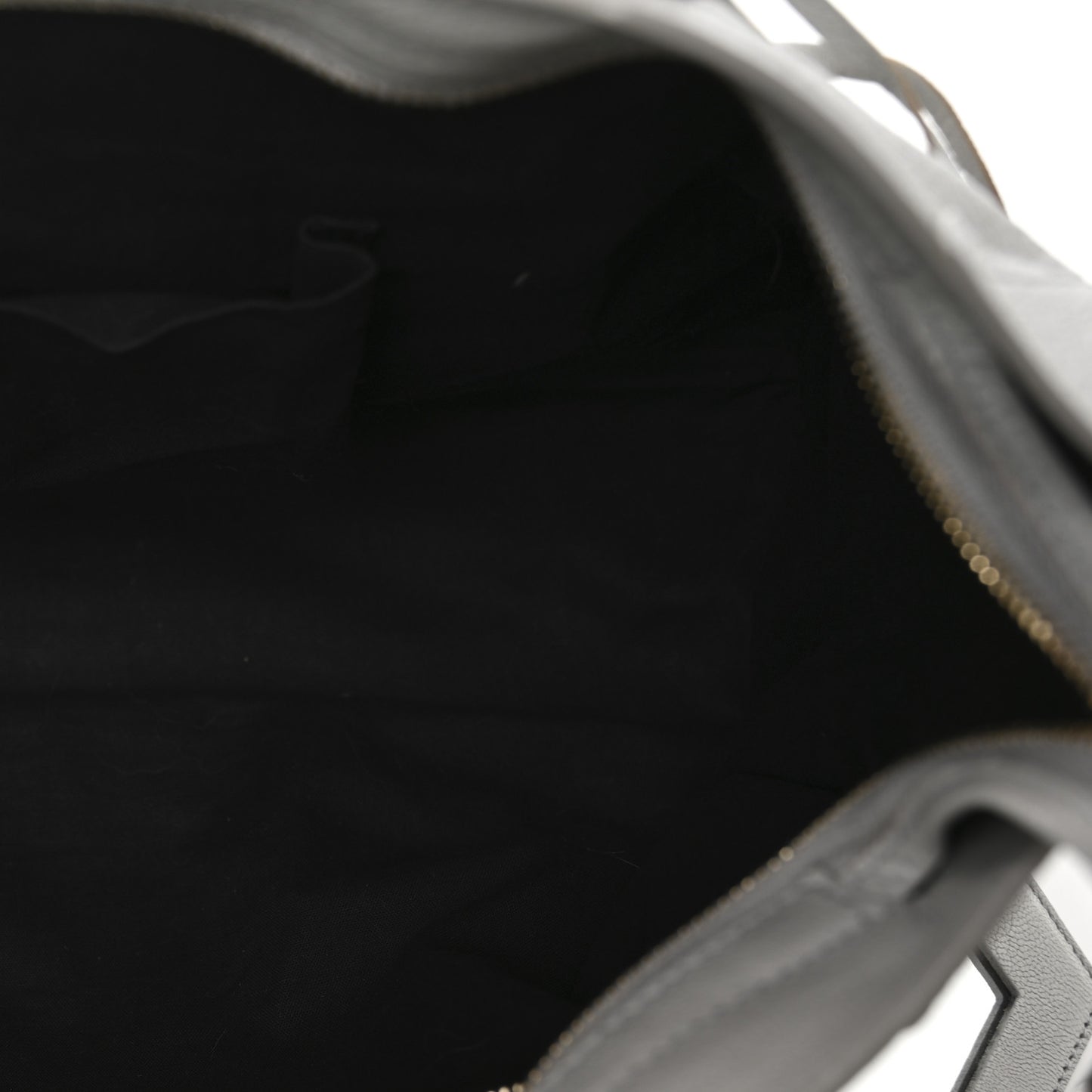 Chevre Gold Metallic Edge Hardware City Gris Glace