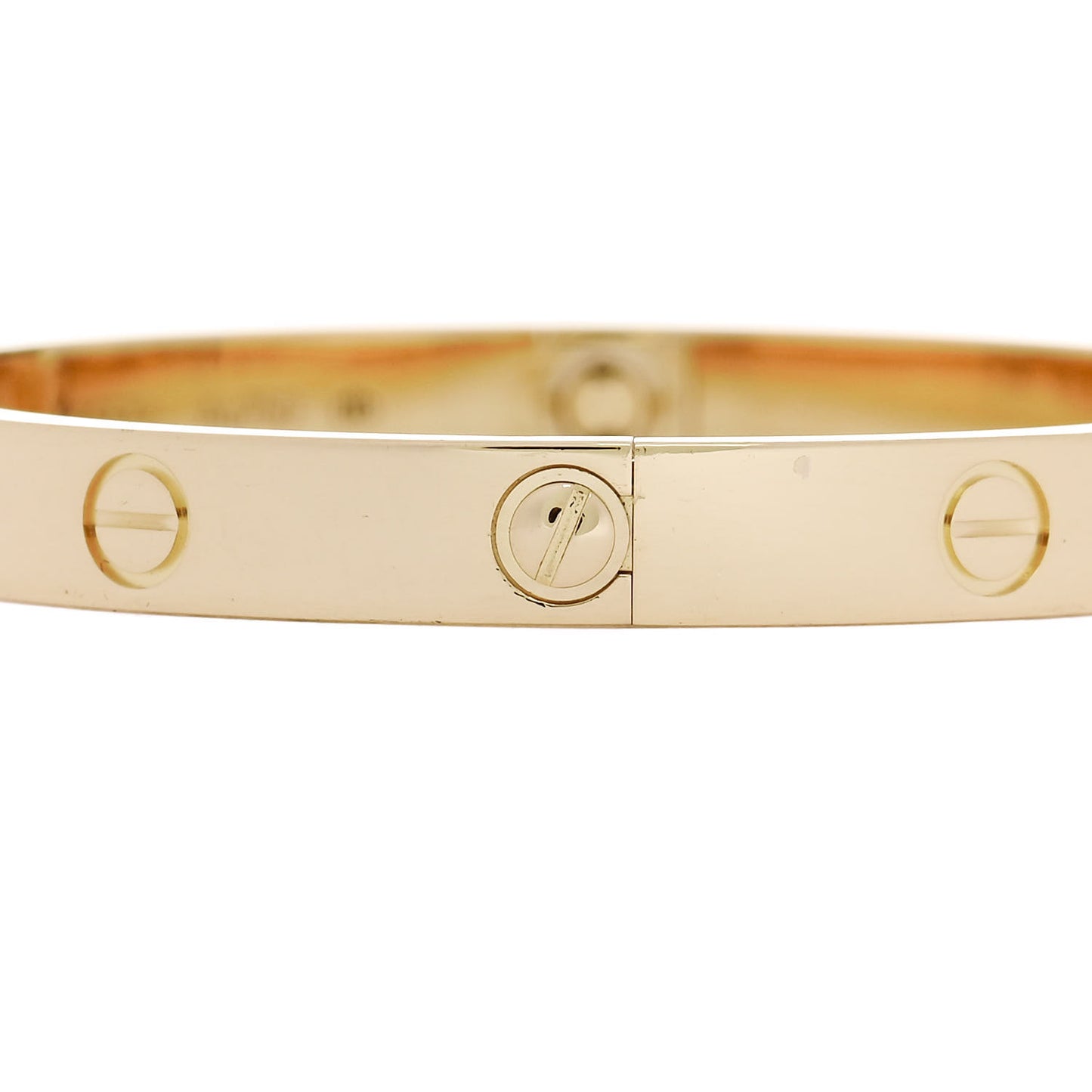 18K Yellow Gold LOVE Bracelet 17