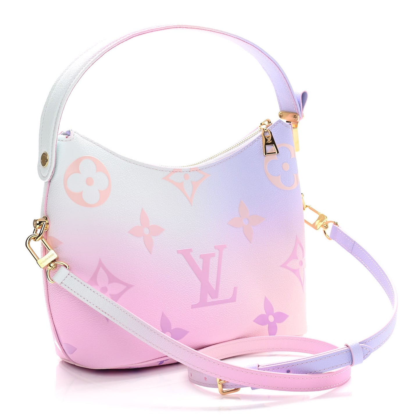 Monogram Giant Spring In The City Marshmallow Hobo PM Sunrise Pastel