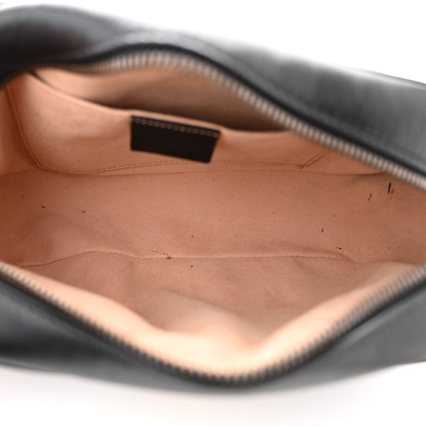 Calfskin Matelasse Small GG Marmont Chain Shoulder Bag Black