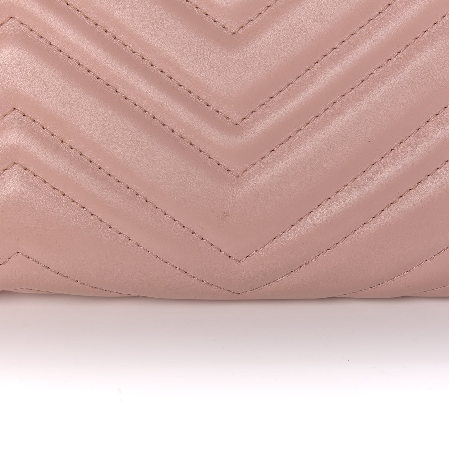 Calfskin Matelasse GG Marmont Double Zip Chain Bag Perfect Pink