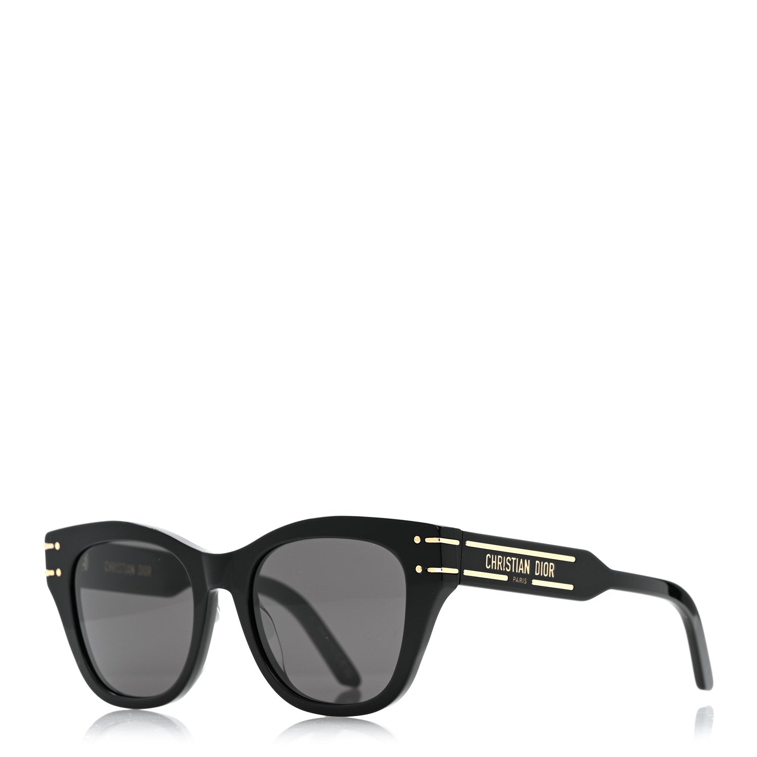 Dior Monochrome Chic Sunglasses DiorSignature S13I Black Rectangular Sunglasses | DIOR main image 4