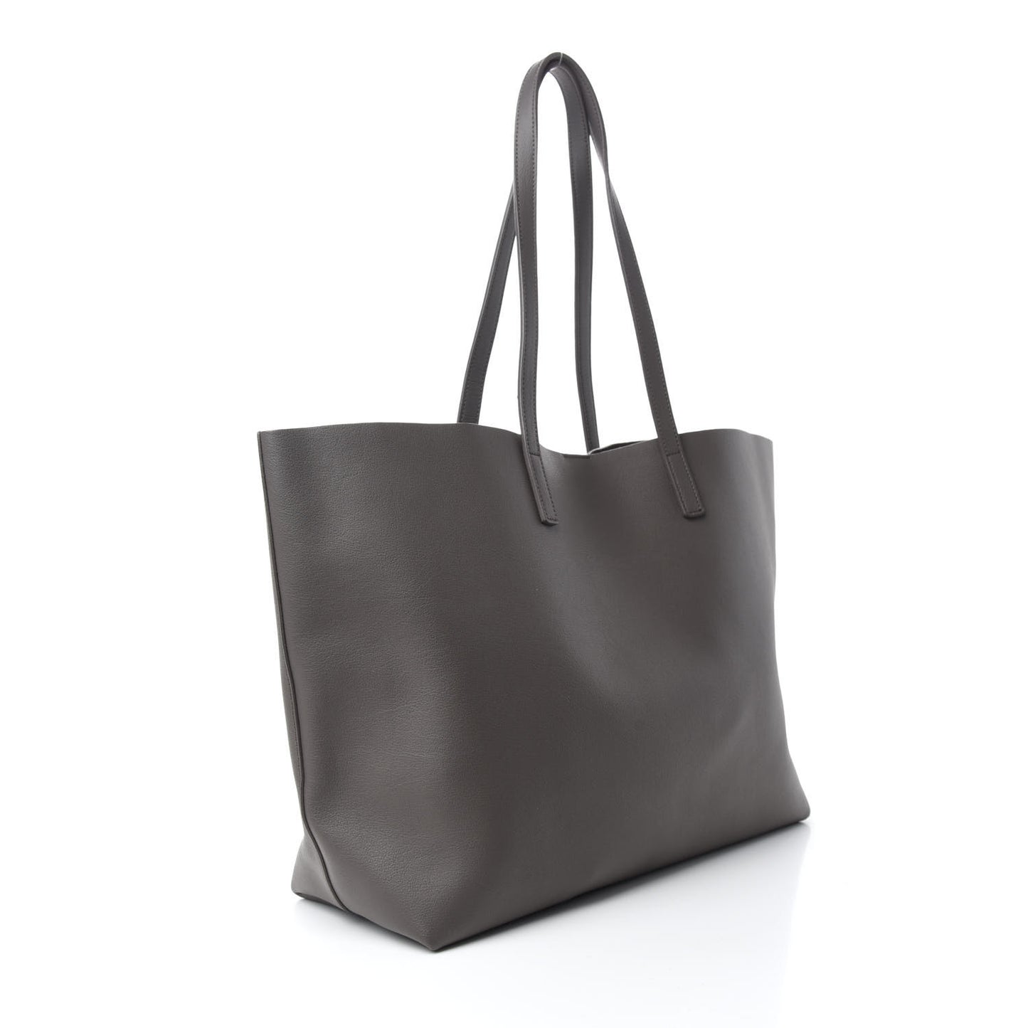 Calfskin Large Shopping Tote Dark Grey